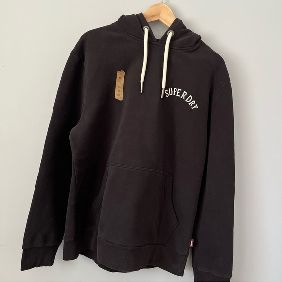 Superdry Eastern Asian Tattoo Graphic Fitted Hoodie Sweatshirt Size XLarge NWT - Picture 7 of 16